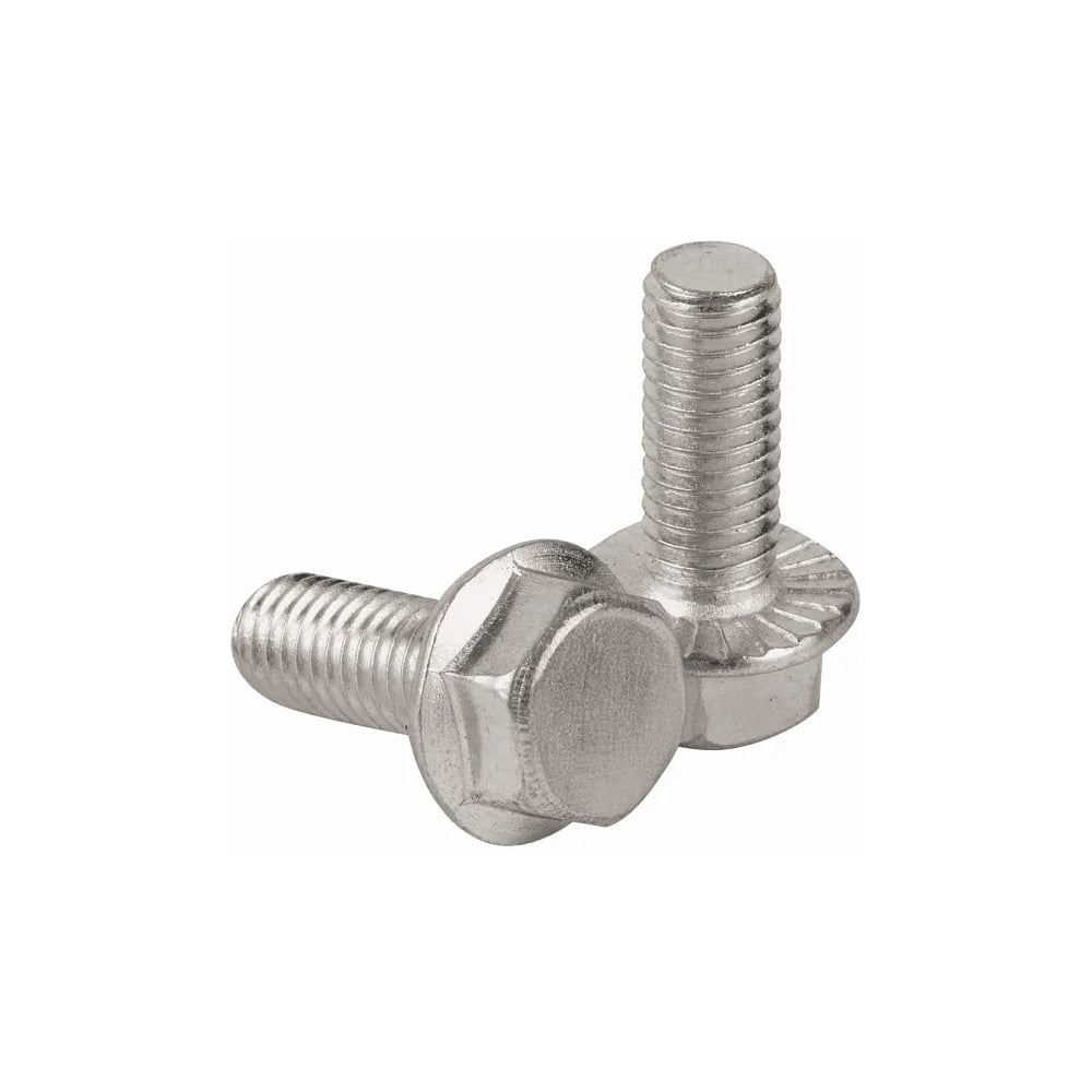 Изображение товара Нержавеющие болты с фланцем и шестигранной головкой 6х30 мм, DIN 6921 А2 200 шт