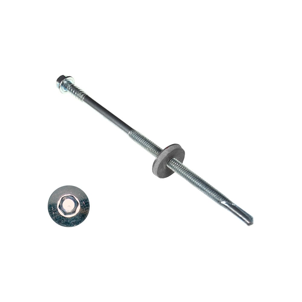 Изображение товара Саморез для с/панелей КРЕП-КОМП 6,3/5,5х235, фасовка 50 шт