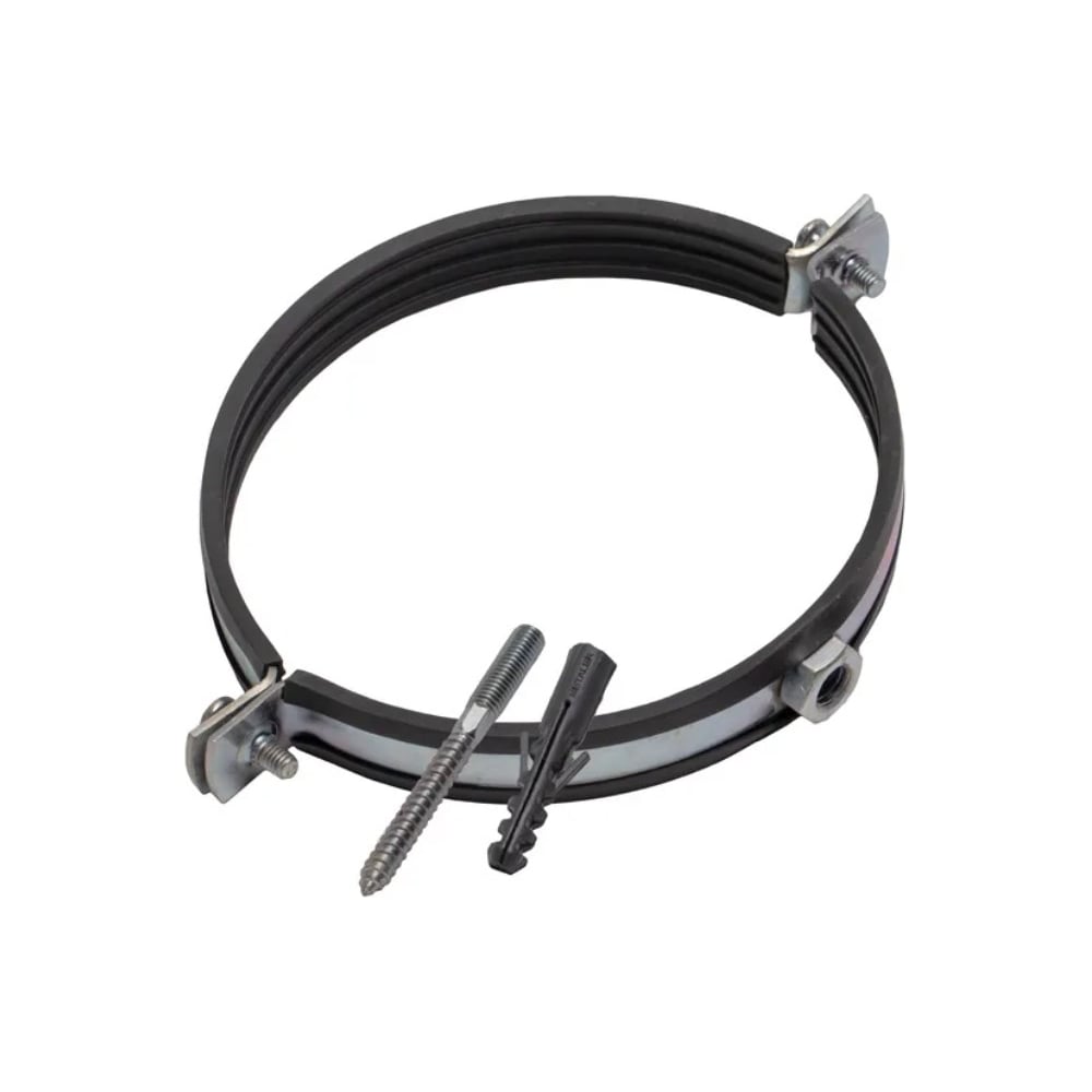 Изображение товара Трубный хомут КРЕП-КОМП 6 шт М10 для сантехнических труб диаметр 10 дюймов