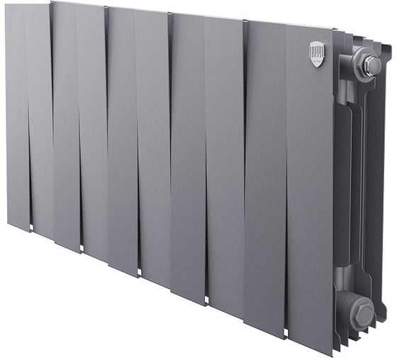 Изображение товара Радиатор биметаллический Royal Thermo PianoForte 300 Серебристый - 10 секц. НС-1682340