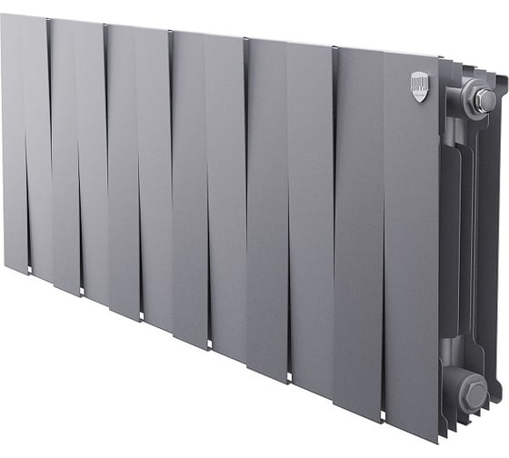 Изображение товара Радиатор биметаллический Royal Thermo PianoForte 300 Серебристый - 12 секц. НС-1682341