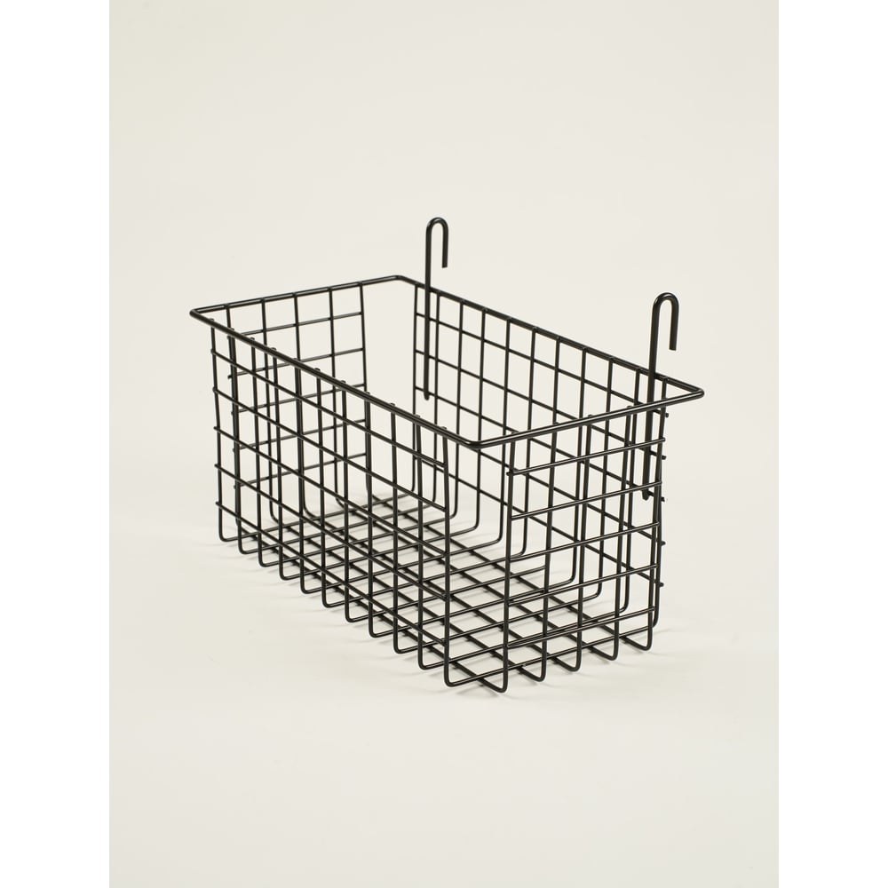 Изображение товара Корзина на сетки ПК МАГС 300х155х150 черный матовый для хранения