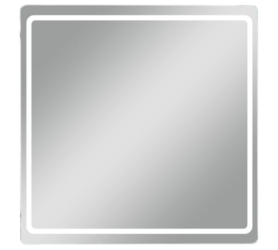 Изображение товара Шкаф зеркальный MIXLINE Симпл 700×700, универсальный, механический выключатель, светодиодная подсветка 558460