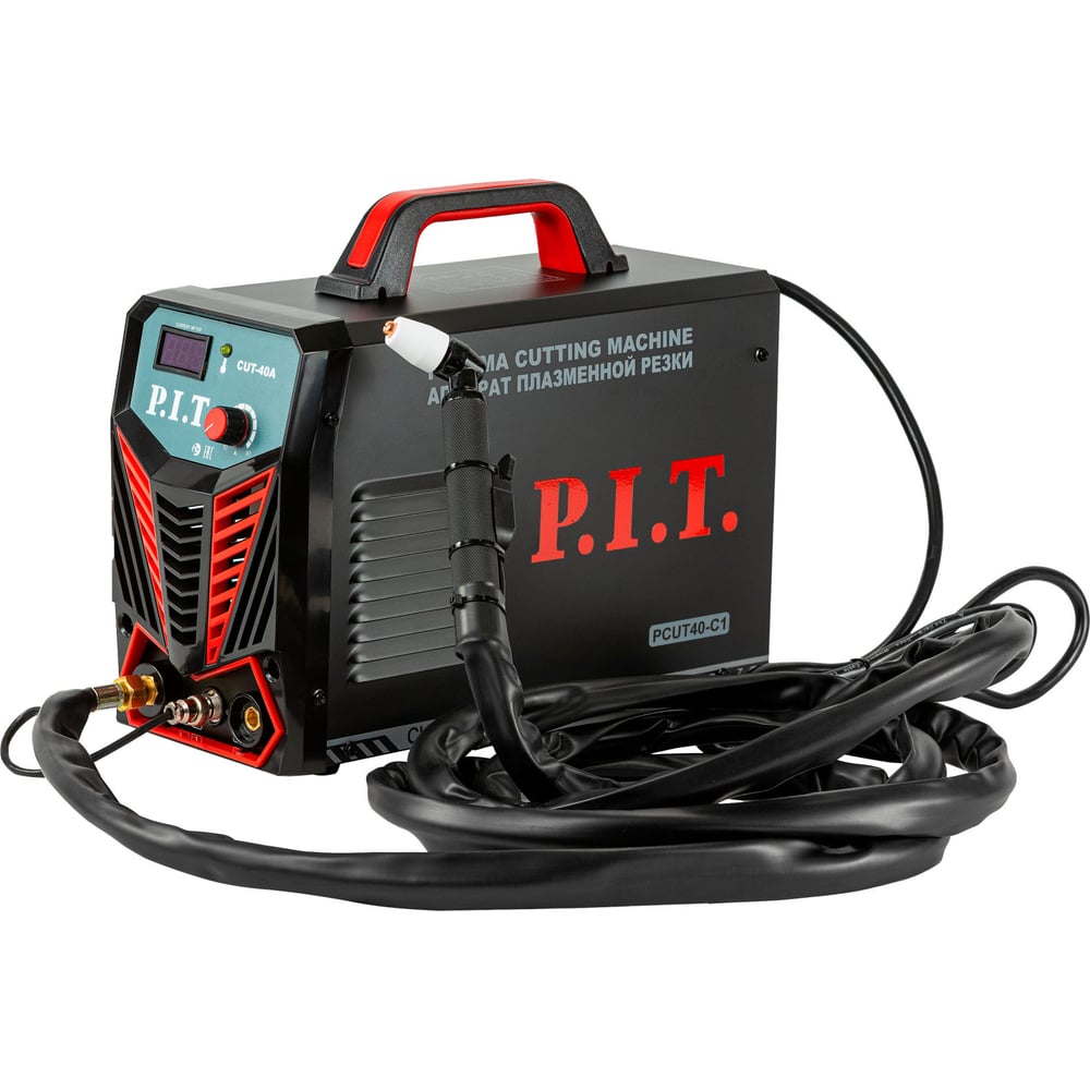 Изображение товара Плазморез P.I.T. PCUT40-C1 6.2 кВт 40А воздушно-плазменная резка
