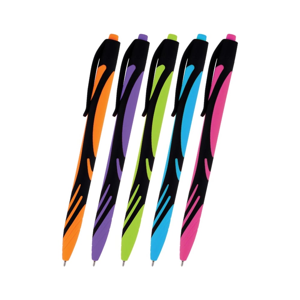 Изображение товара Ручка шариковая автоматическая BRAUBERG ULTRA COLOR NEON 24 шт. с сменным стержнем