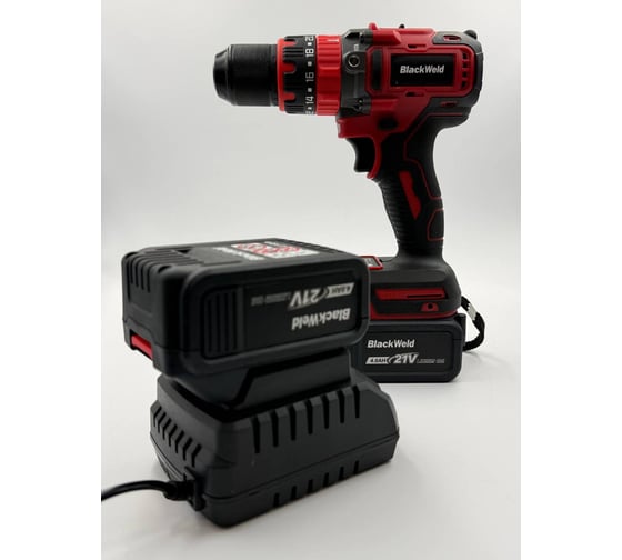 Изображение товара Дрель-шуруповерт BlackWeld ударная бесщеточная аккумуляторная DZ16R 4.0Ah 150158