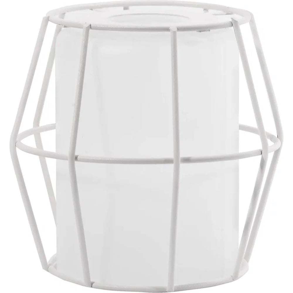 Изображение товара Плафон ЭЛЕТЕХ 34-150-в42/h140 Ромб белый с цилиндром пес