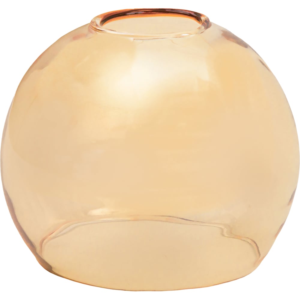 Изображение товара Плафон ЭЛЕТЕХ 34-228-ф130/в42 Полусфера янтарь стекло шаровидный