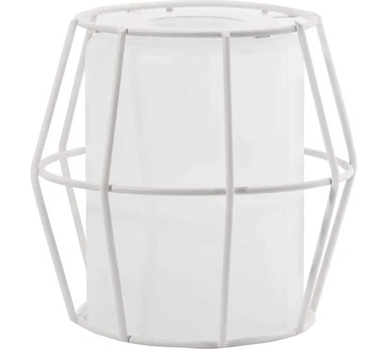 Изображение товара Комплект плафонов ЭЛЕТЕХ 34-150-в42/h140 Ромб белый с цилиндром пес., 3шт. 1070908834