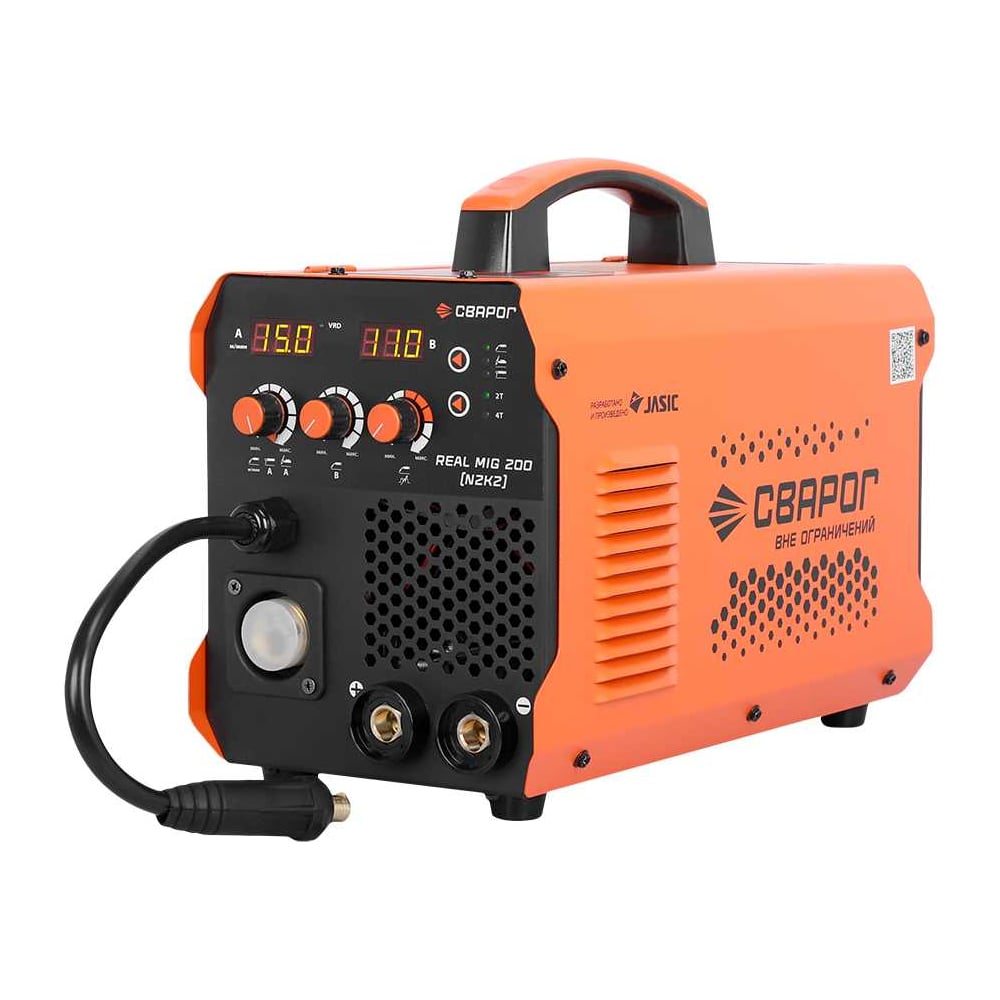 Изображение товара Профессиональный сварочный инвертор Сварог MIG 200 REAL (N2K2) с цифровым дисплеем