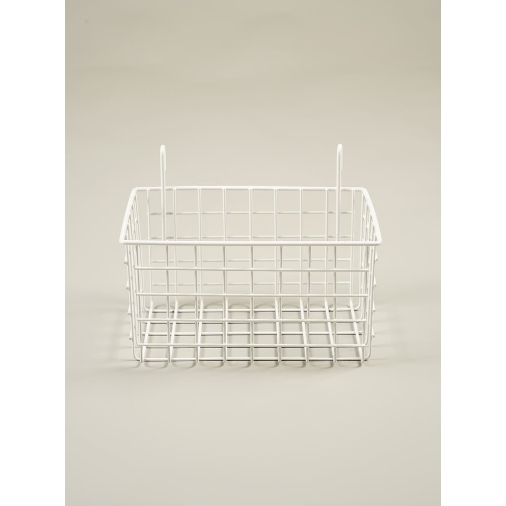 Изображение товара Корзина на сетку ПК МАГС 220х130х120 белая для хранения