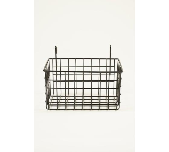 Изображение товара Корзина на сетку ПК МАГС 220х130х120, черный матовый 04-01607