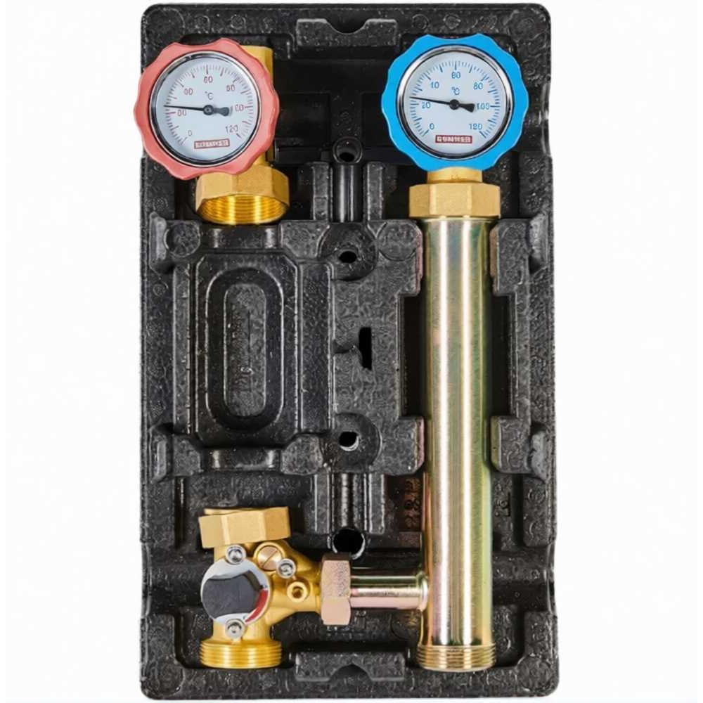 Изображение товара Насосная группа ROMMER с 3-х ходовым приводным смесителем RDG-1004-002501