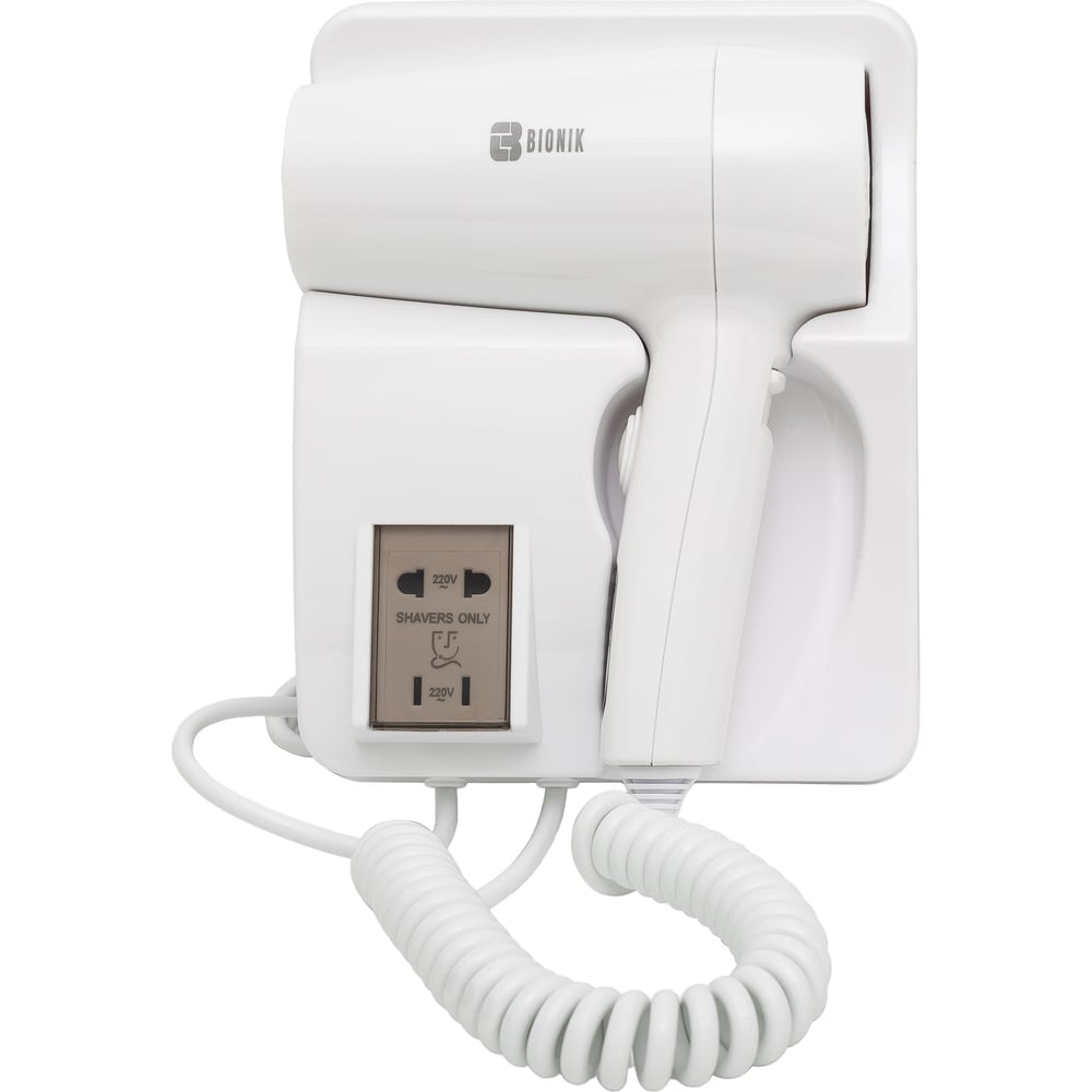 Изображение товара Фен для волос BIONIK BK7007 мощностью 1600 Вт компактный с 2 режимами