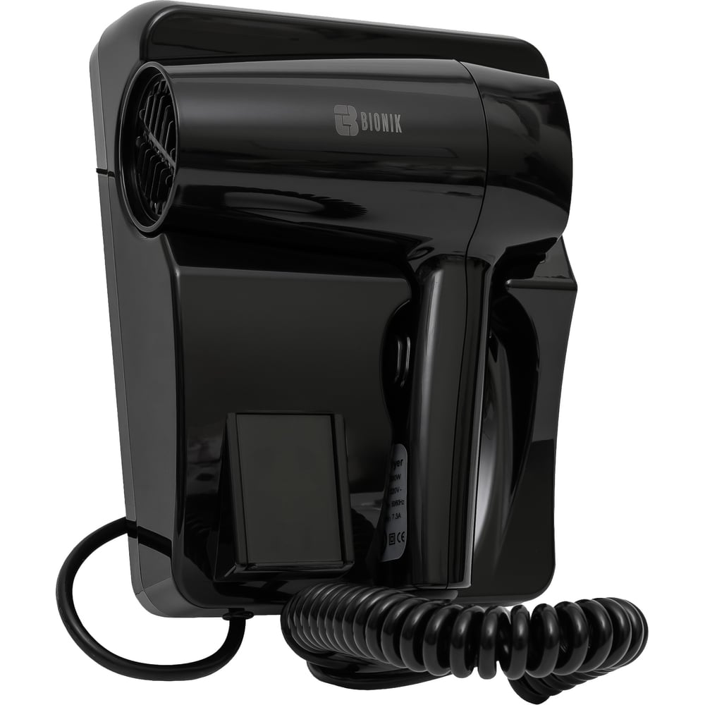 Изображение товара Фен для волос BIONIK BK7008 мощность 1600 Вт 2 режима, чёрный