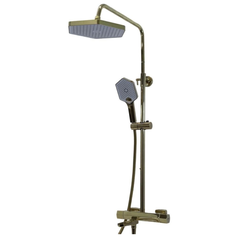 Изображение товара Система душа HAIBA HB24726-5 тропический душ в золотом цвете