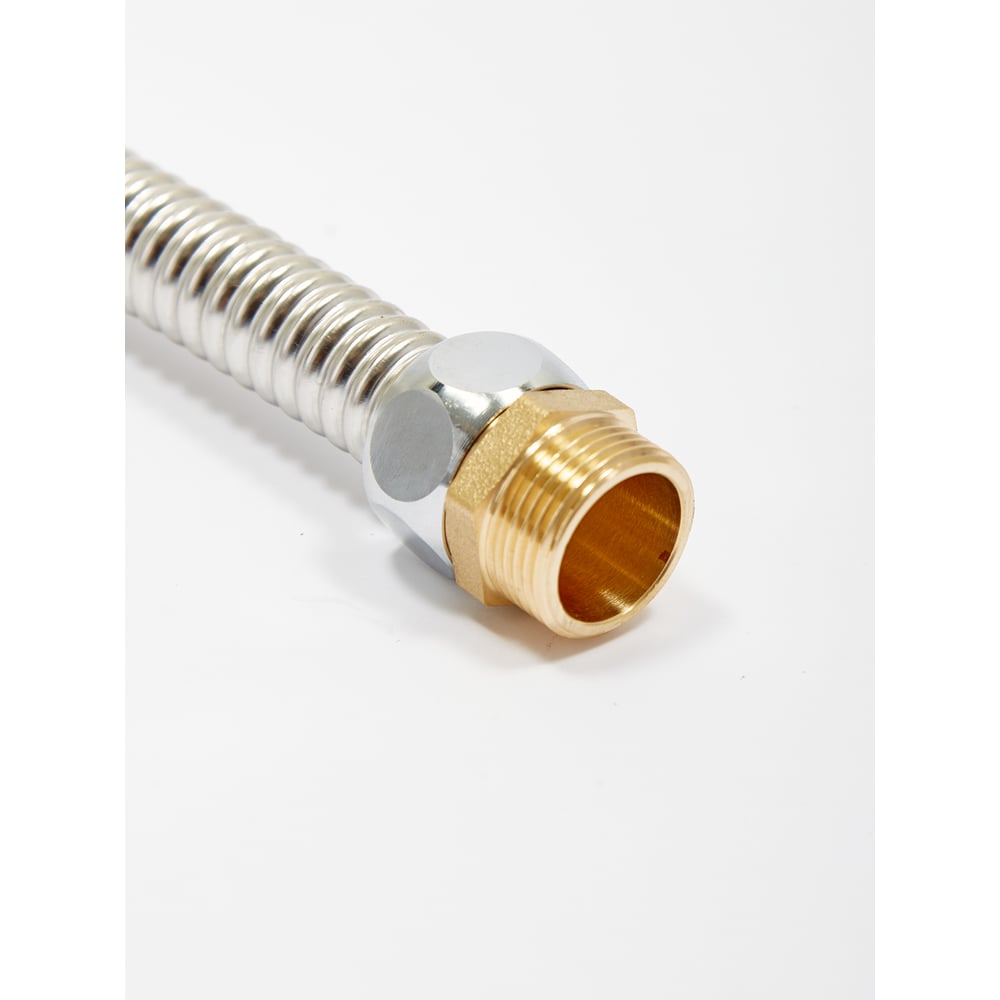 Изображение товара Гибкая подводка KF 20/200 с 2 стопорными кольцами и гайками для бытовых систем