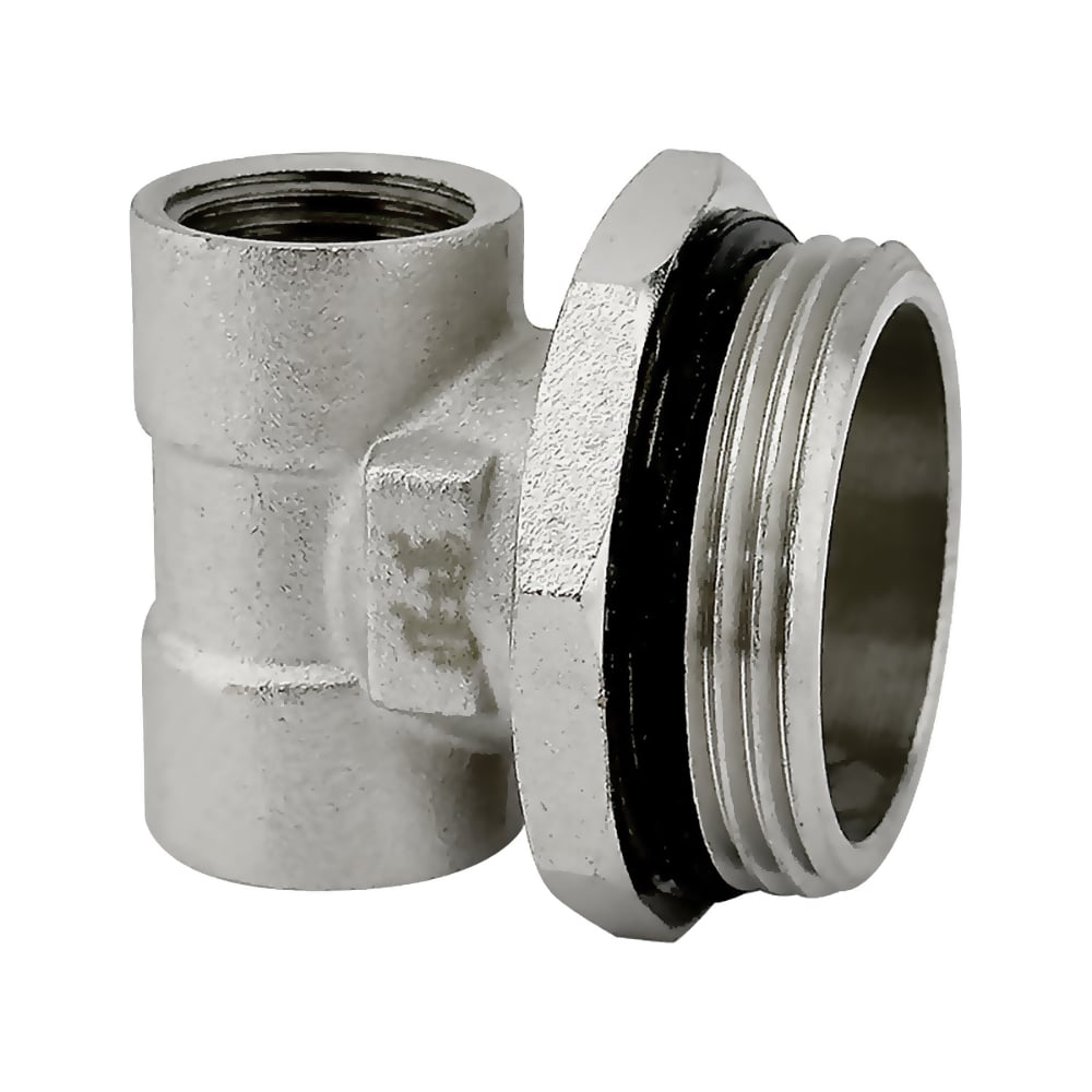 Изображение товара Тройник коллекторный PROFACTOR 1/2×1 1/4 в/н/в никелированная латунь