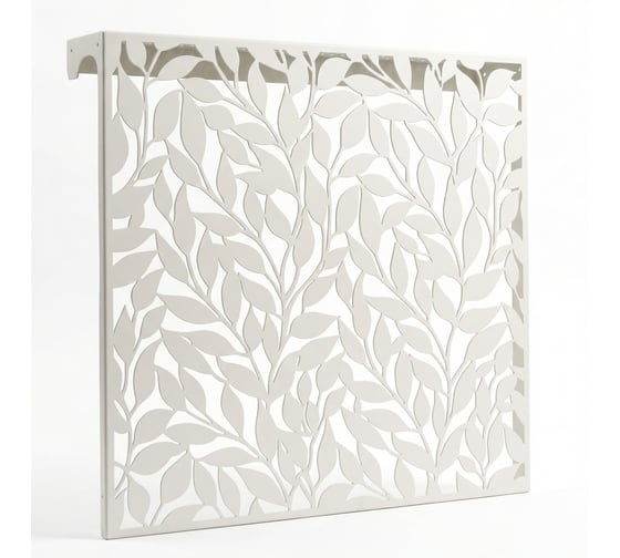 Изображение товара Экран для биметаллического радиатора ООО СКП 625х105х600, Лианы, сталь 1 мм, молочный ЭРБ-004М