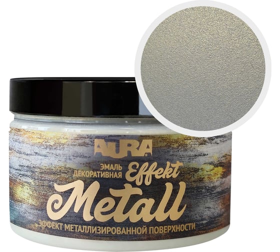 Изображение товара Эмаль AURA Effekt Metall жемчуг 0,8 кг ADP160