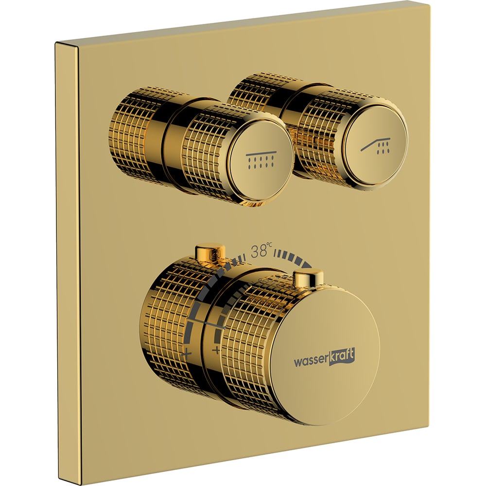 Изображение товара Смеситель термостатический WasserKRAFT Sauer 7148 Thermo для ванны и душа