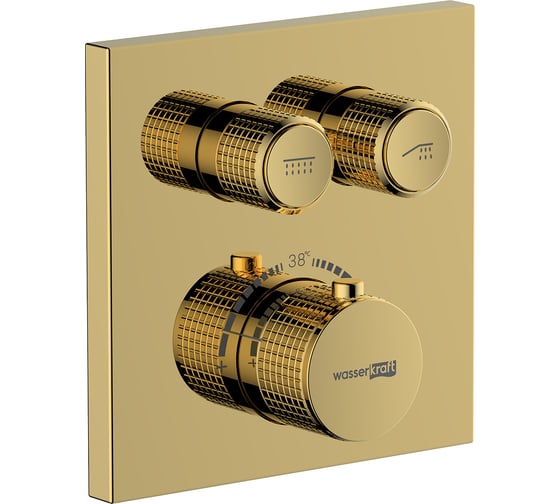 Изображение товара Смеситель термостатический для ванны и душа WasserKRAFT Sauer 7148 Thermo