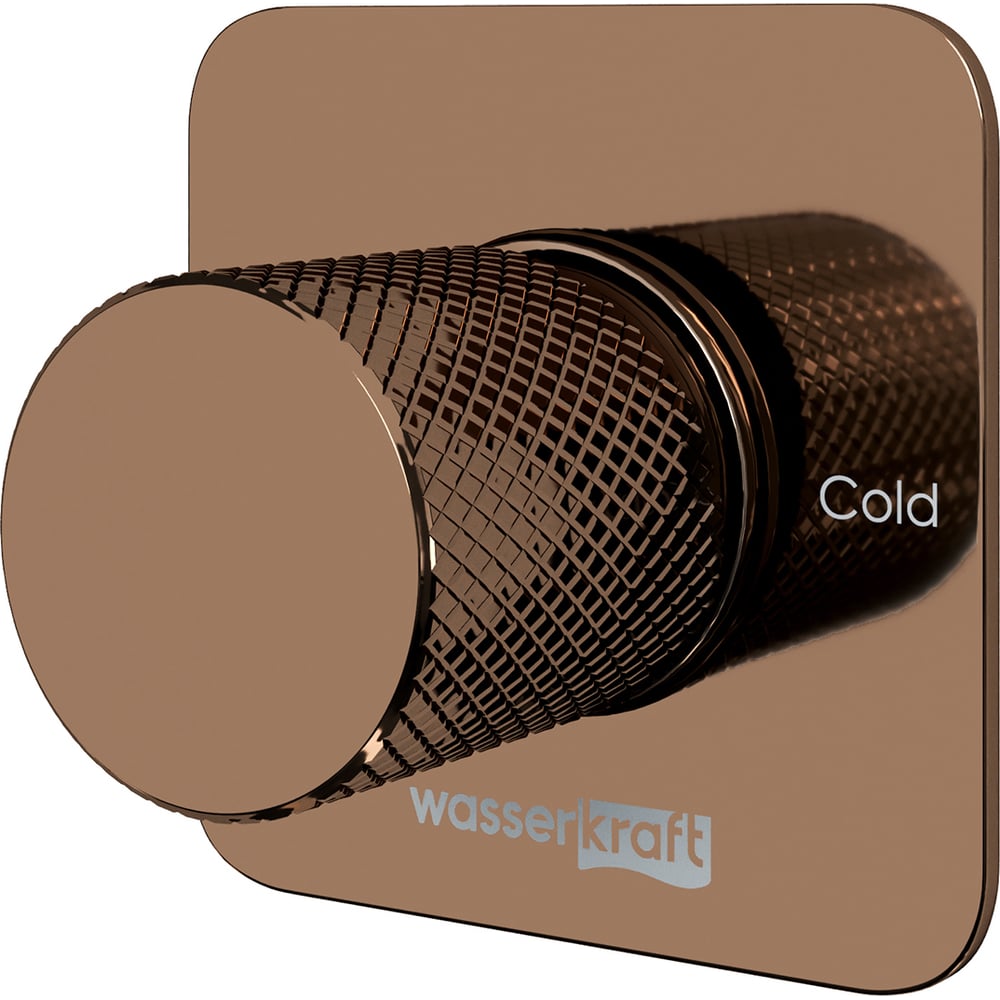 Изображение товара Современный смеситель для душа WasserKRAFT Paar 8851 с однорычажной системой розовое золото