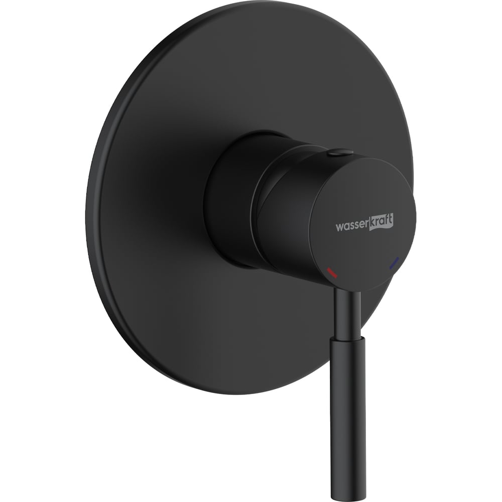 Изображение товара Смеситель для душа WasserKRAFT Gollach 3351 встраиваемый однорычажный черный