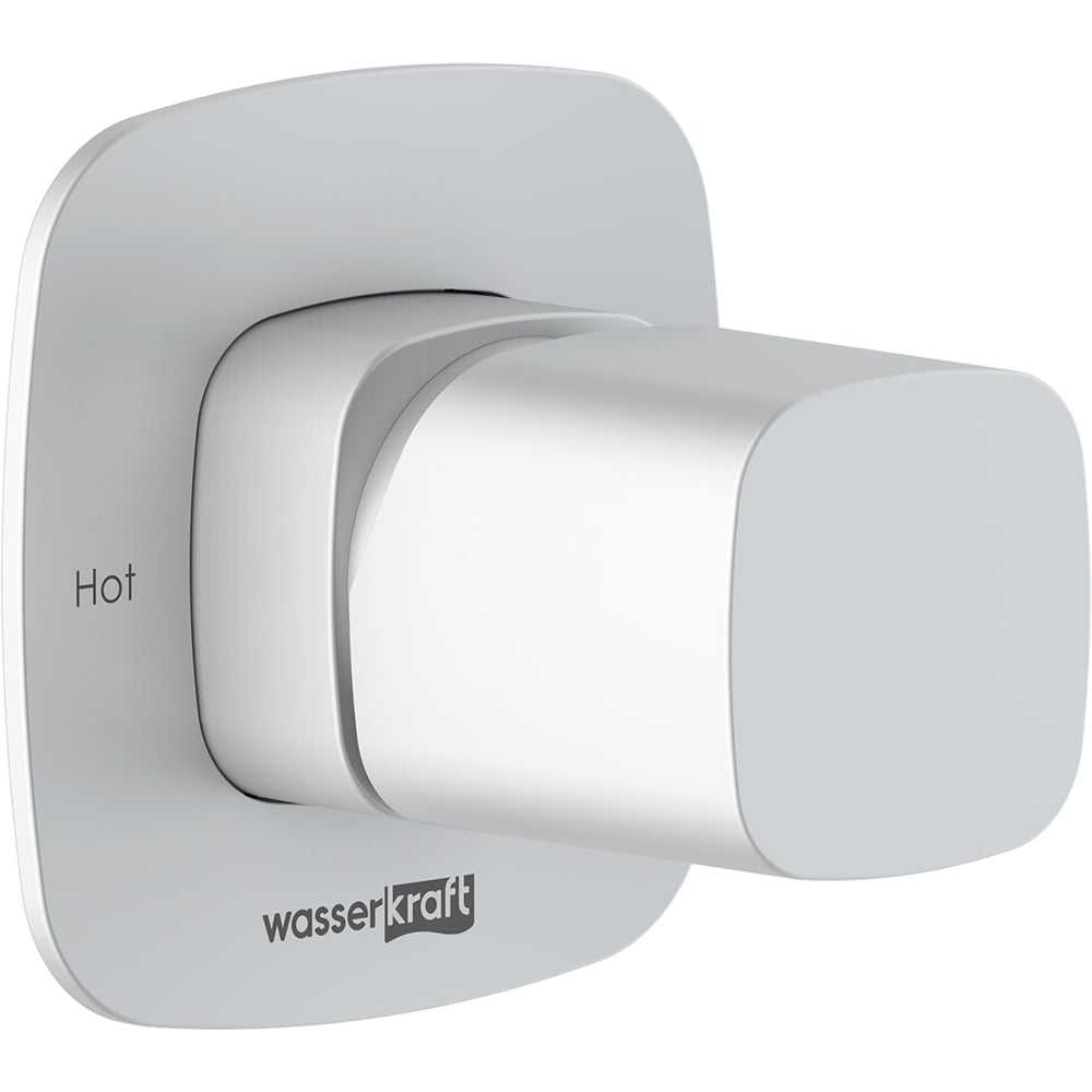 Изображение товара Смеситель для душа WasserKRAFT Saale 9551 однорычажный встраиваемый белый