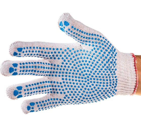 Изображение товара Перчатки с ПВХ СПЕЦЛЕОН 5 нитей, 10 класс, 10 пар ПЕР10К5Н