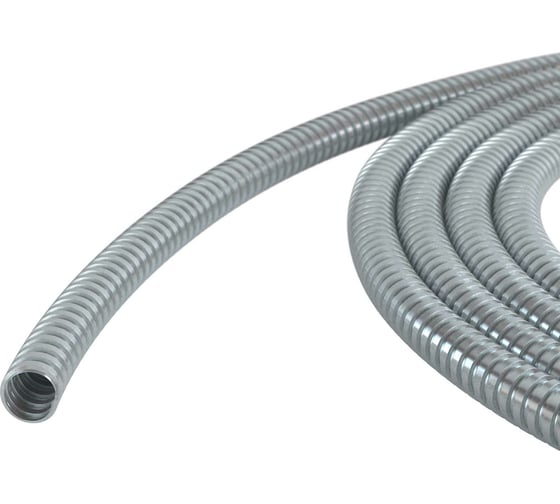 Изображение товара Металлорукав из оцинкованной стали DKC DN 15мм, Dвнутренний 15,5мм, Dнаружный 18,5мм, IP40, 50м 667R1518