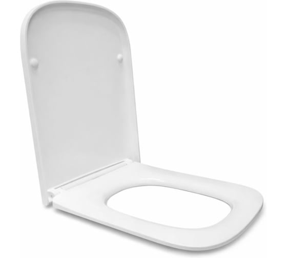 Изображение товара Сиденье для унитаза WAVE CONTOUR дюропласт, микролифт, белый глянец 557910