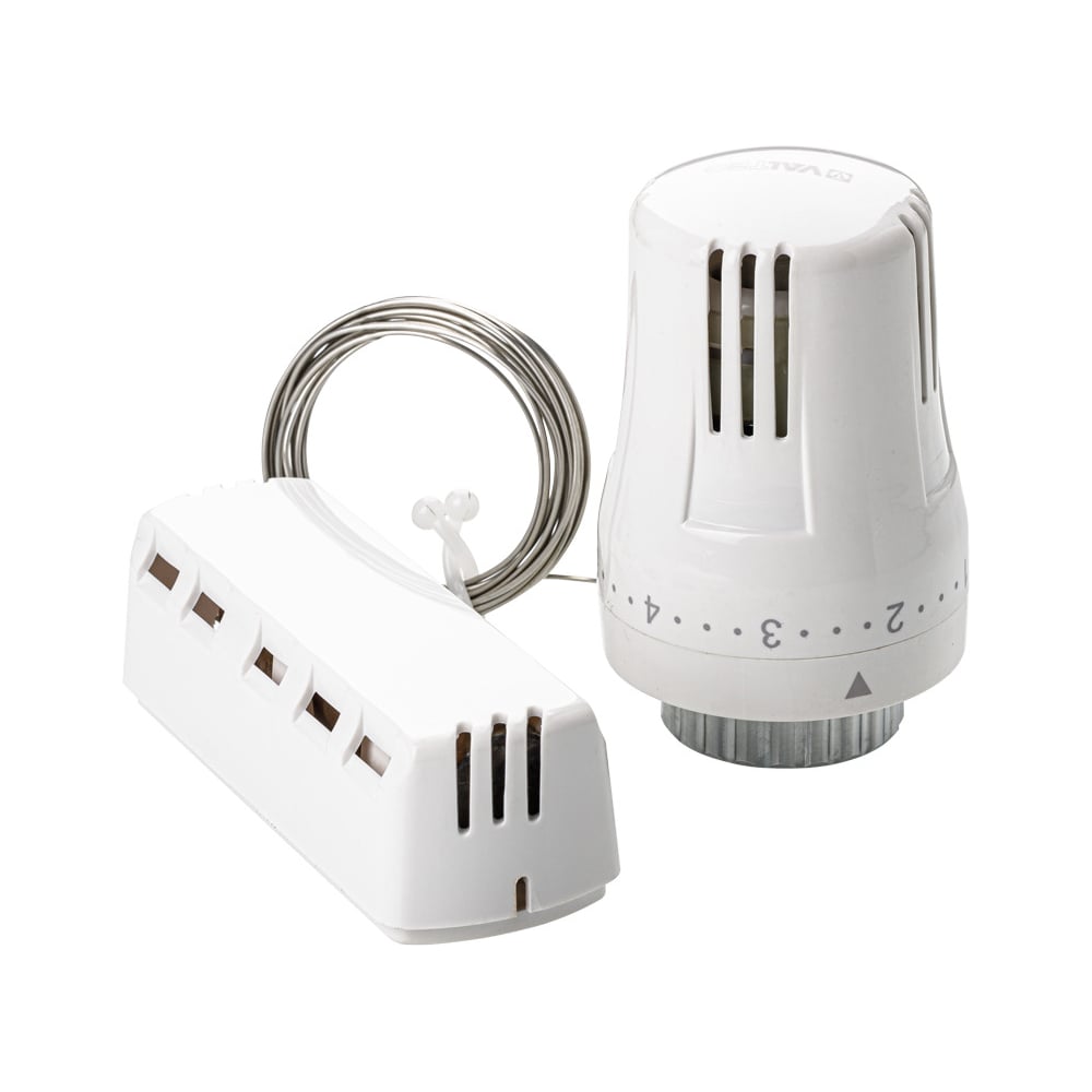 Изображение товара Термостатическая головка Valtec VT.3510.0.0 с выносным датчиком 6-28°C