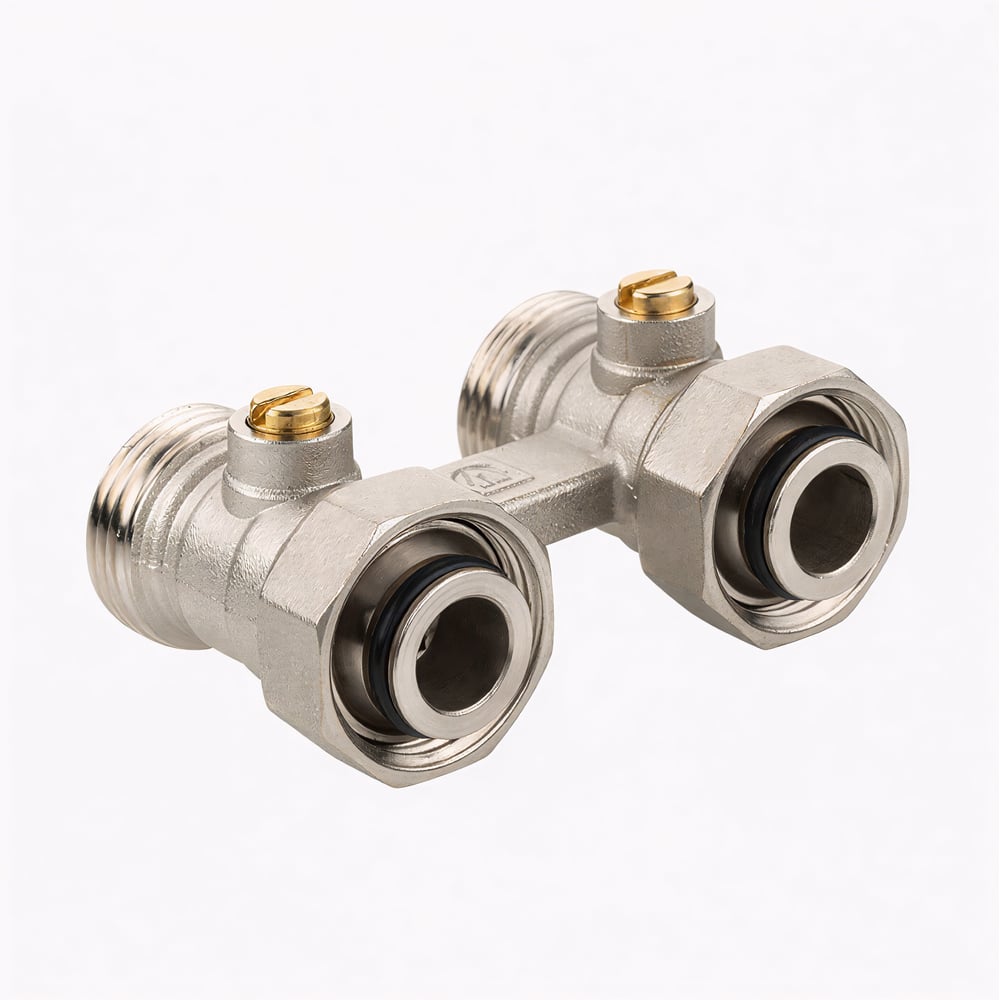 Изображение товара Узел для нижнего подключения радиатора без адаптеров Valtec 3/4 евроконус VT.345.NE.05