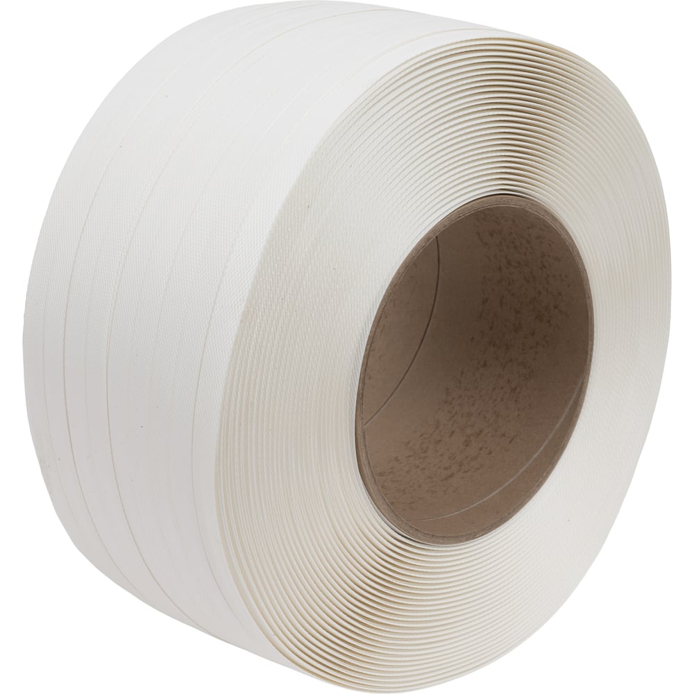 Изображение товара Полипропиленовая стреппинг лента 19x1 мм 1000 м 360 кгс белая Gigant GSTG-19-10-10W