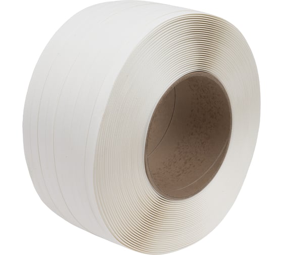 Изображение товара Полипропиленовая Стреппинг Лента 19х1х1 км (360 кгс), белый Gigant GSTG-19-10-10W