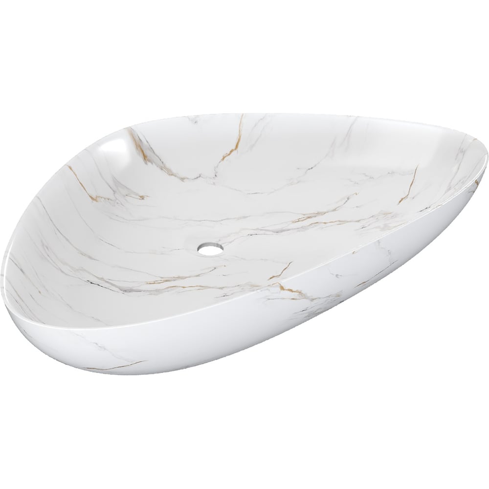 Изображение товара Раковина накладная для ванной Teymi Ellie W 60 черный мрамор матовая