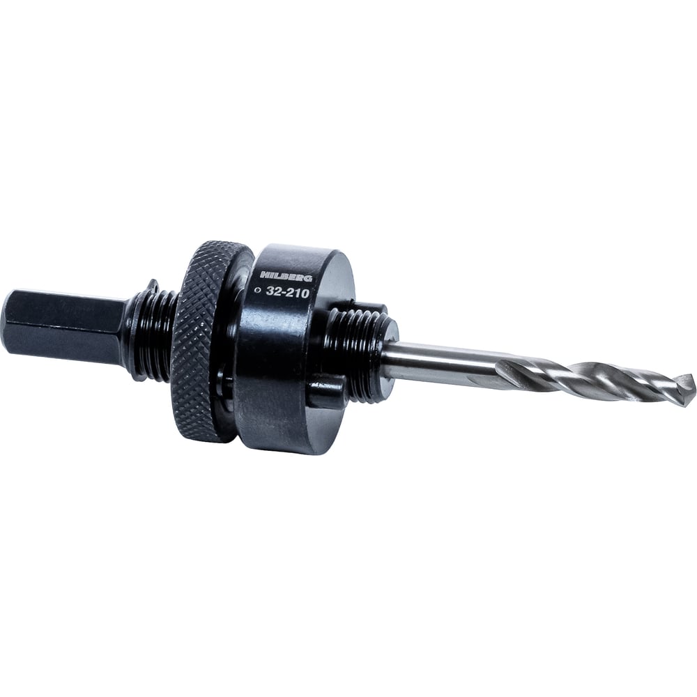 Изображение товара Адаптер с хвостовиком Hilberg HEX и центровым сверлом для биметалл коронок 32-210 мм CMA210