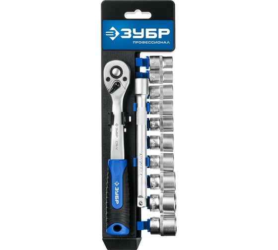 Изображение товара Набор торцовых головок ЗУБР Профессионал ТС-12  12 предметов 27646-H12_z01
