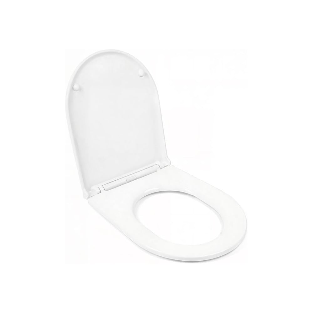 Изображение товара Сиденье для унитаза WAVE RIFL дюропласт, микролифт, белый глянец 557916