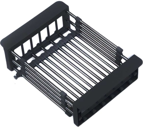 Изображение товара Коландер раздвижной UKINOX, 290-430×215×90 мм, чёрный LB0601 BL