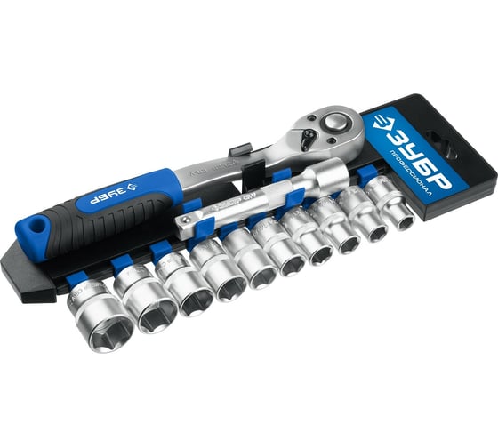 Изображение товара Набор торцовых головок ЗУБР Профессионал ТБ-12, 12 предметов 27647-H12_z01