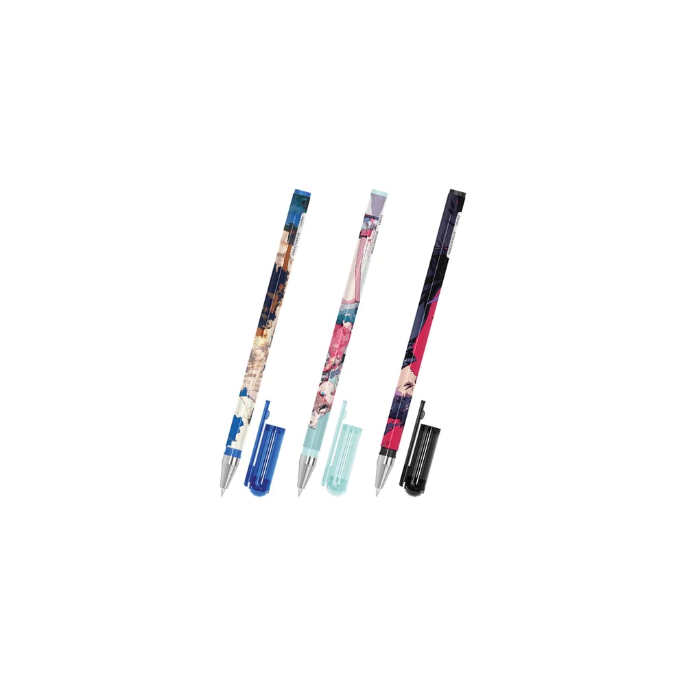 Изображение товара Шариковая ручка FUNSTER STICK ANIME комплект 36 шт, синяя, узел 0,35 мм