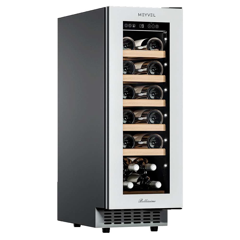 Изображение товара Винный шкаф MEYVEL MV19NH-KWT1 19 бутылок с подсветкой ЖК-дисплеем