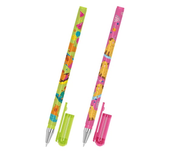 Изображение товара Ручка шариковая с принтом FUNSTER STICK CUTE CAPY, СИНЯЯ, КОМПЛЕКТ 36 шт., узел 0,7 мм, линия 0,35 мм 144393