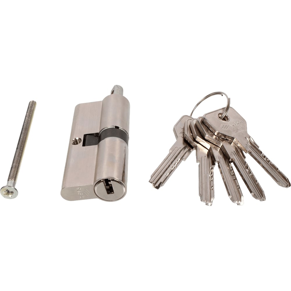 Изображение товара Цилиндр CISA серия ASIX никель 60мм ключ-вертушка надежный замок