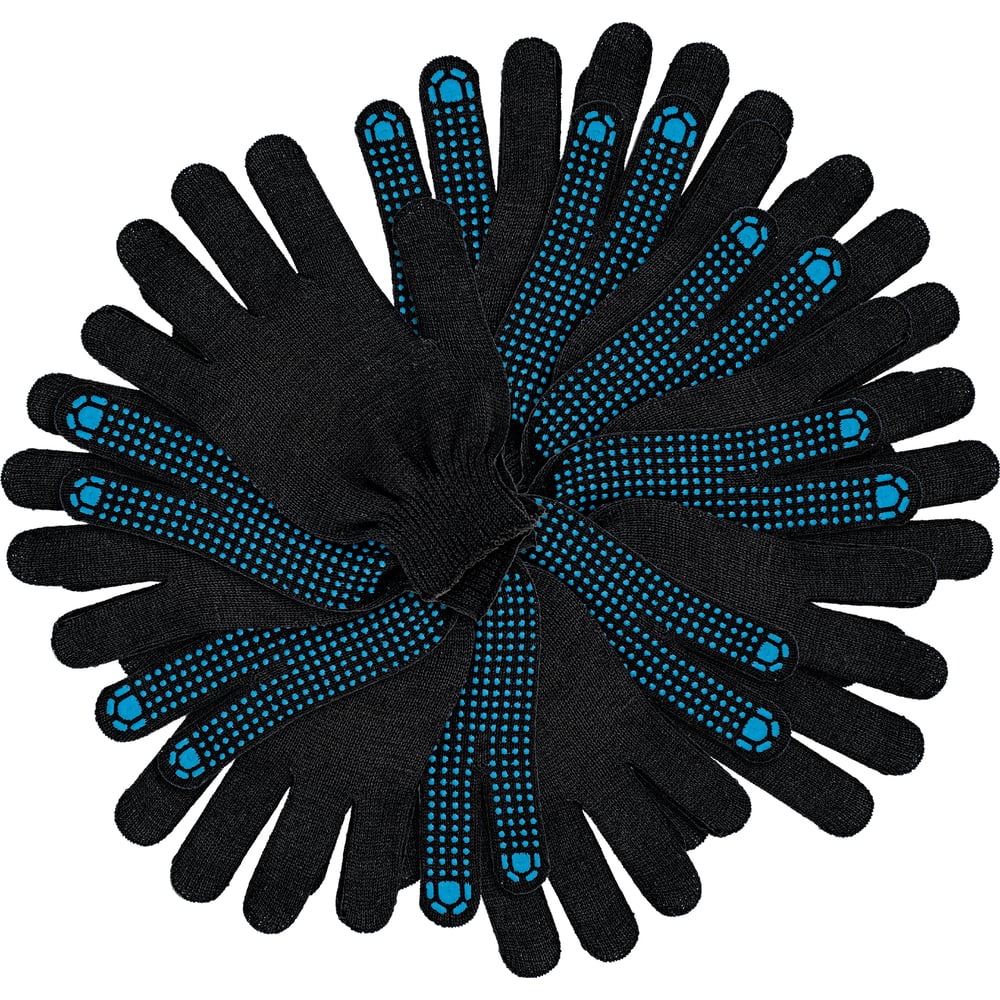 Изображение товара Перчатки трикотажные СИБРТЕХ х/б 200 пар для защиты от механических повреждений