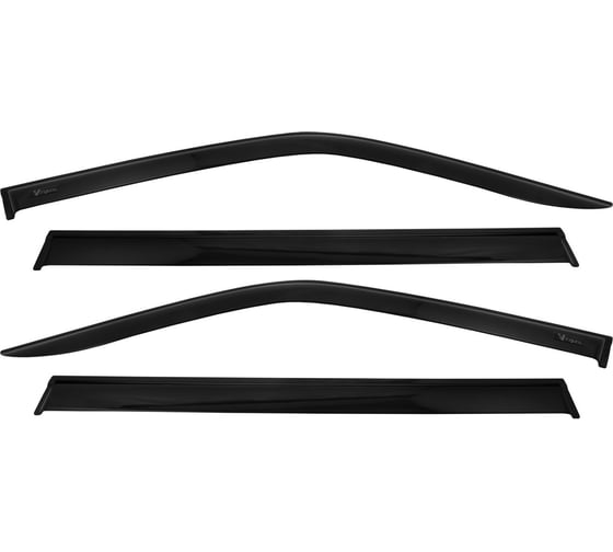 Изображение товара Дефлекторы окон Vinguru для а/м Haval Dargo 2022-н.в. /внедорожник/накладные/к-т 4шт/литьевой поликарбонат AFV90775