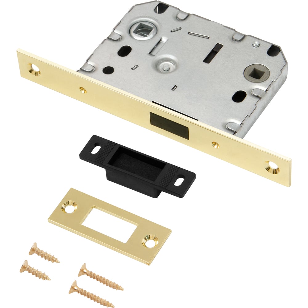 Изображение товара Врезная защелка AJAX MAGNLN72-50 GP магнитная золото для межкомнатных дверей