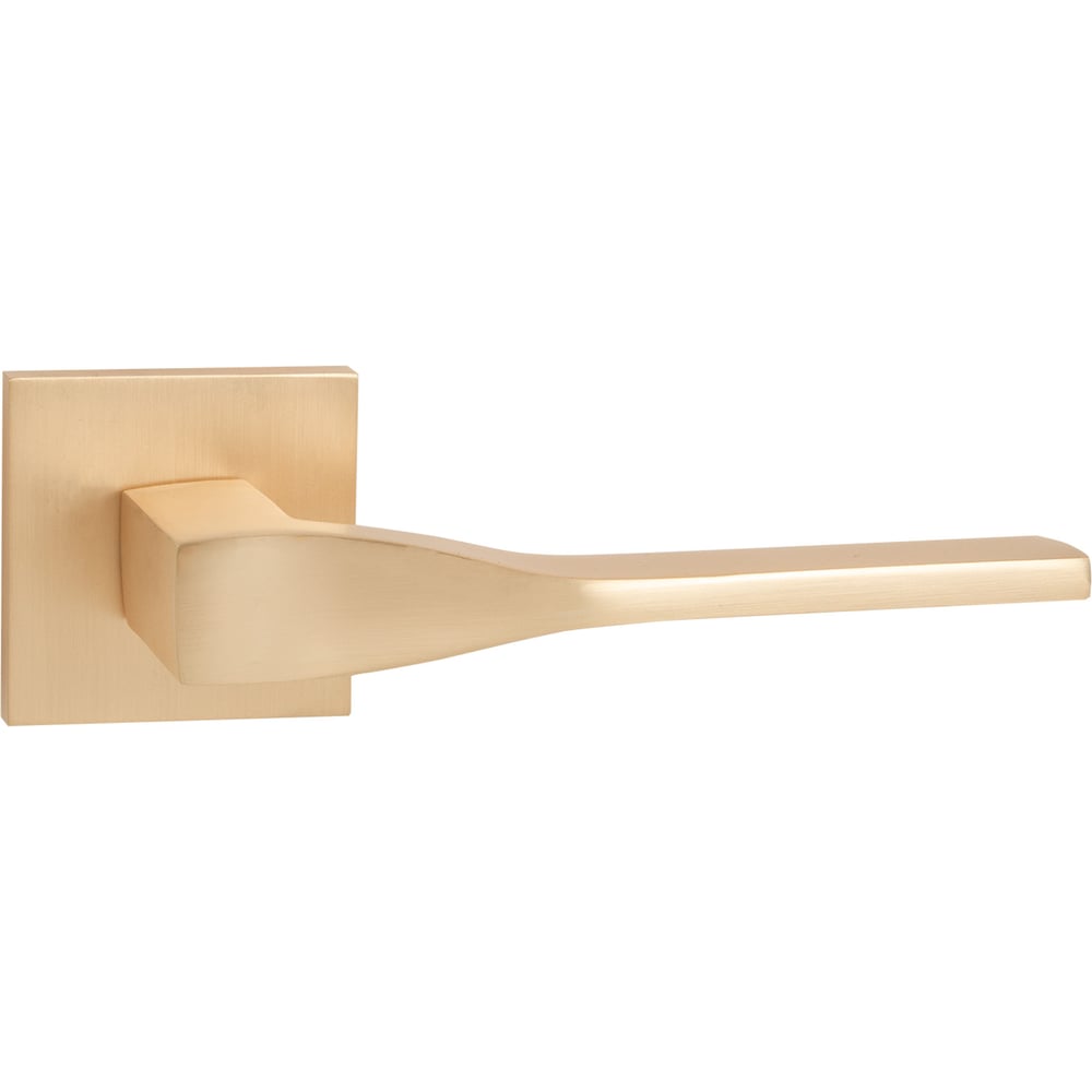 Изображение товара Ручка для двери AJAX K.JS51.SALTO SSG-39 сатин-золото, квадратная, коллекция JS